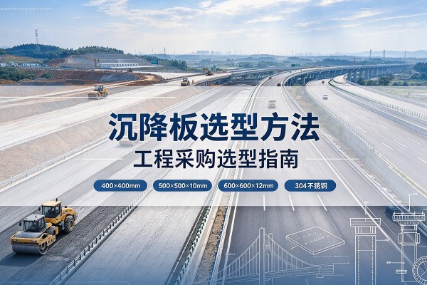 云冈沉降板选择方法
