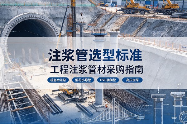 云冈注浆管选型标准